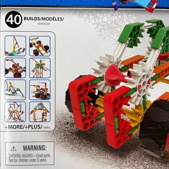 NEW K'nex Beginner Toy 40 Model Building Set/Kit with 141 Parts (Ages 5 & Up) - Picture 5 of 7
